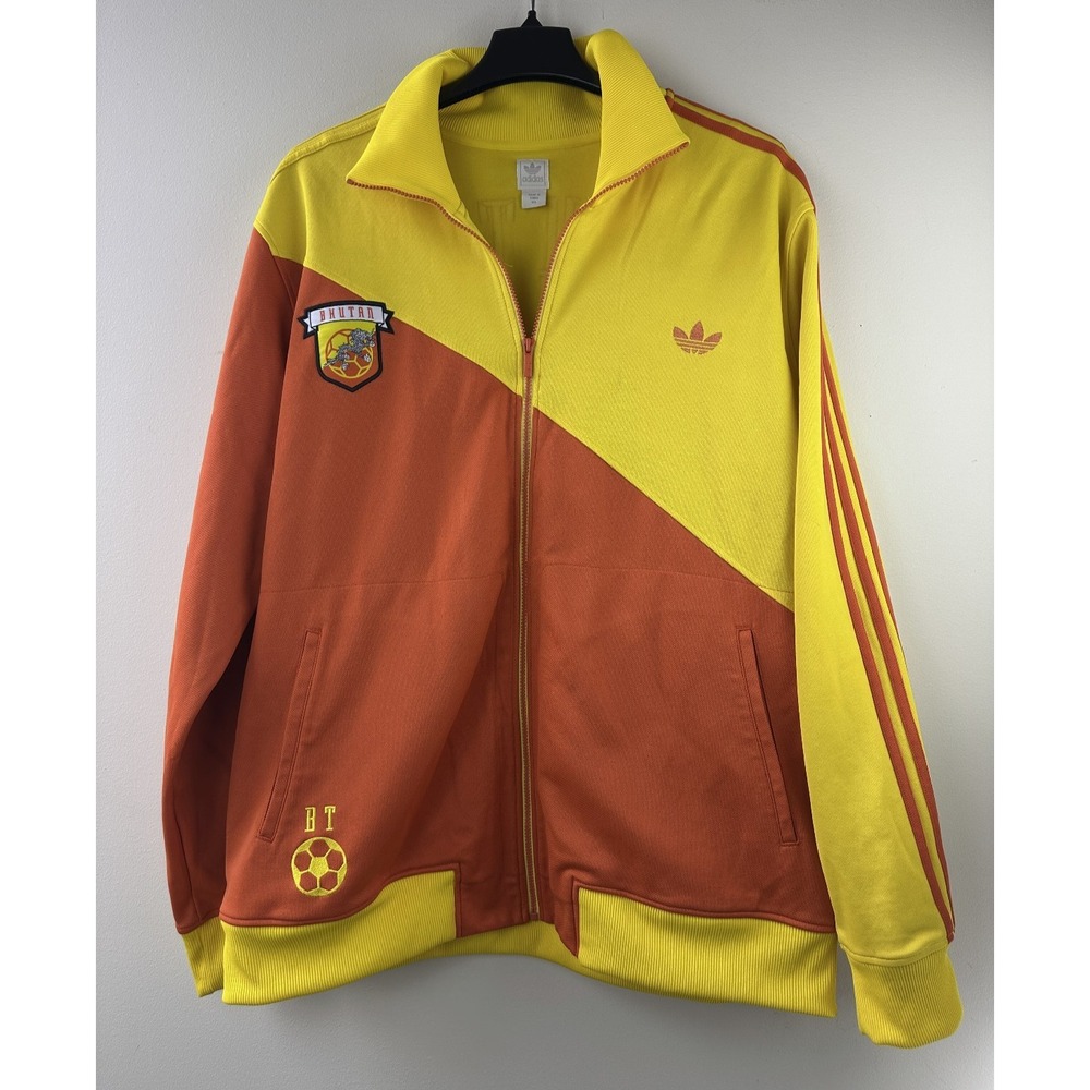 Rare 2007 Adidas BHUTAN Track Jacket ASO Step Up 2 Dragon Football Zip Men's 3XL - Picture 4 of 16
